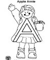 letter a coloring page