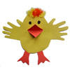 Easter chicken craft