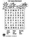 fall word search