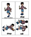 Stop drop and roll printables and lesson