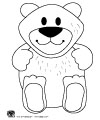 polar bear coloring page