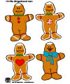 The gingerbread man activities