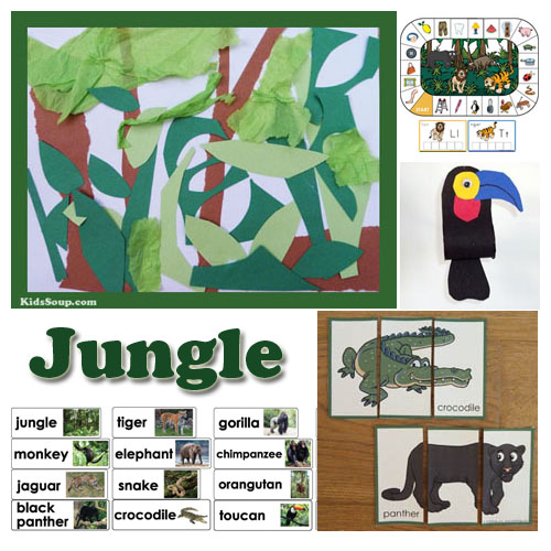 Deep in the Jungle Preschool Lesson Plans and Activities | KidsSoup