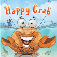 Happy crab picture book for children