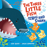 Three Little Fish and the big bad shark - Children picture book