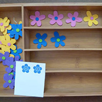Planting Flowers Number Sense 1-5 preschool activity