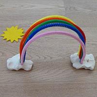 Rainbow colors fine motor preschool activities