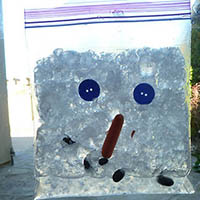 Melting Snowman Science preschool activity