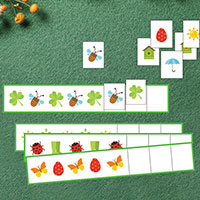 Spring Pattern Fun preschool math activity