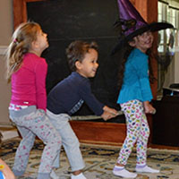 Little Witch Preschool Movement Song and Activity