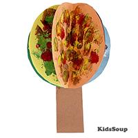 Four Seasons Apple Tree craft for preschool