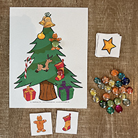 My Christmas Tree - Bingo Game for preschool and Kindergarten