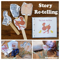 The Little Red Hen Preschool Activities and Crafts | KidsSoup