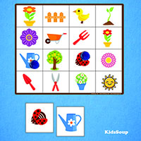 Flower Garden Bingo Game for Preschool and Kindergarten