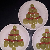 Christmas Tree Snack Idea for preschool and daycare