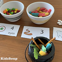 Witches Brew preschool snack