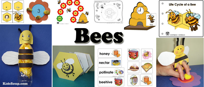 bees crafts activities lessons games and printables