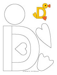 D is for Duck Craft and Fingerplay | KidsSoup