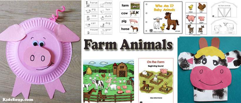 Farm Animal Preschool Activities And Printables Kidssoup
