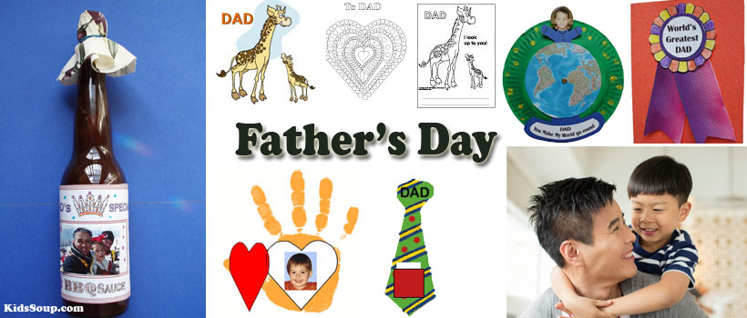 father s day crafts activities games and printables kidssoup