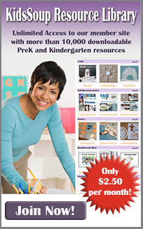 KidsSoup Resource Library Membership for preschool and kindergarten