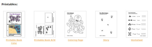 five little octopuses activities and craft kidssoup