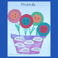 Friendship Crafts, Activities, Games, and Printables | KidsSoup