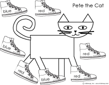 Pete the Cat Shoes Activities | KidsSoup