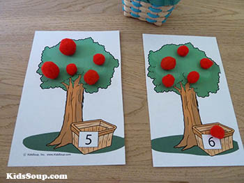 🍎 Count to 20 Hole Punching Apple Munching Printable Activity