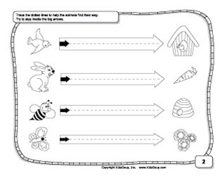 preschool pre writing skills worksheets kidssoup